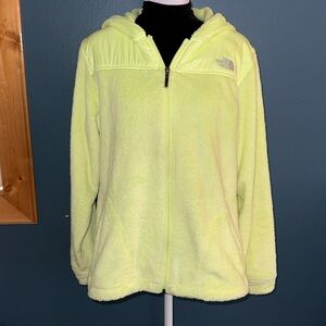 Fleece The North Face Lime Green Hoodie